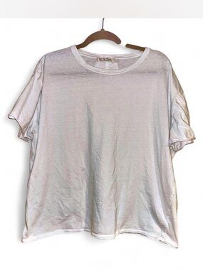 We The Free Relaxed White Crewneck Tee - Women